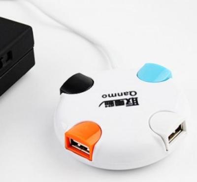 批發取電貓圓形USB HUB分線器，USB一分四擴展口選購指南